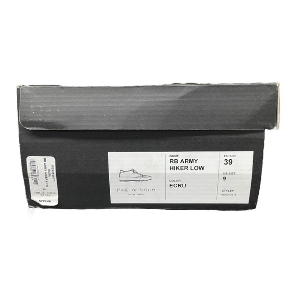 rag & bone RB Army Hiker Low sneakers in Ecru size 9 $275 - Picture 8 of 8